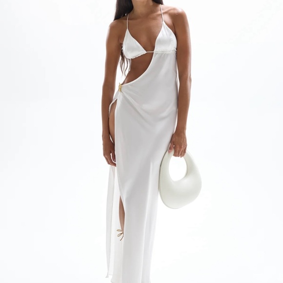 Cin Cin Villa Cut Out Dress - Pearl - Picture 1 of 2